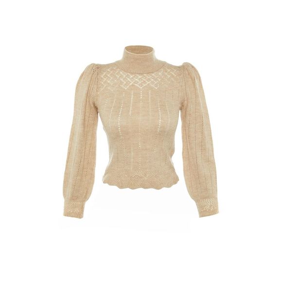 NWT Trendyol Women Regular fit Standing collar Knitwear Sweater - Picture 8 of 11